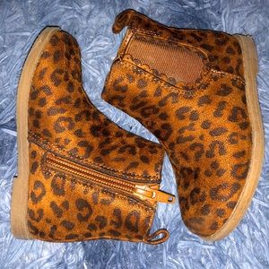 Toddler Girl boots (Leopard Print)